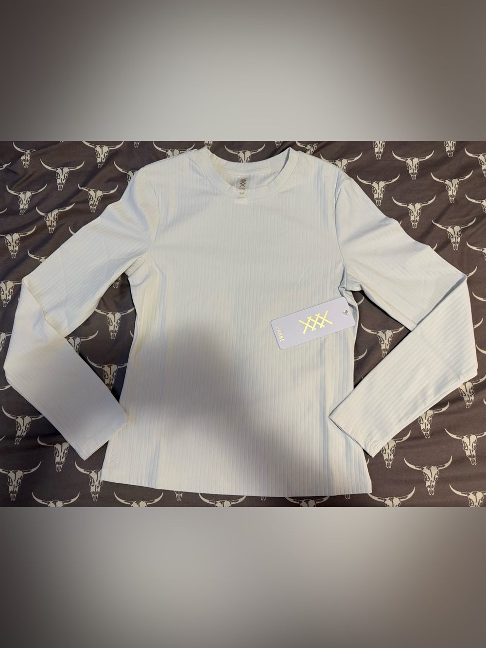 RHONE Modern Ribbed LS Womens S (NWT)